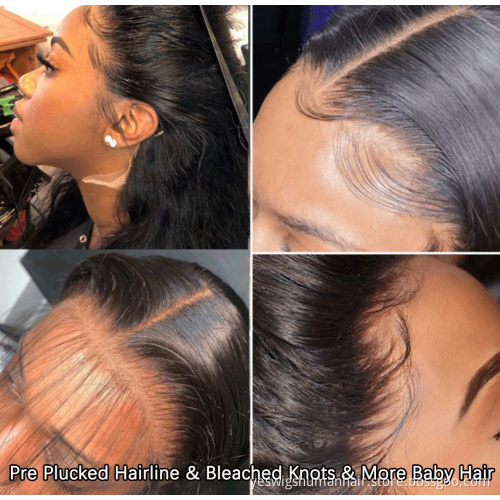 Hd Full Lace Front Human Hair Wig Vendor Cheap Hd Transparent Lace Frontal Wig Raw Brazilian Virgin Human Hair For Black Women
